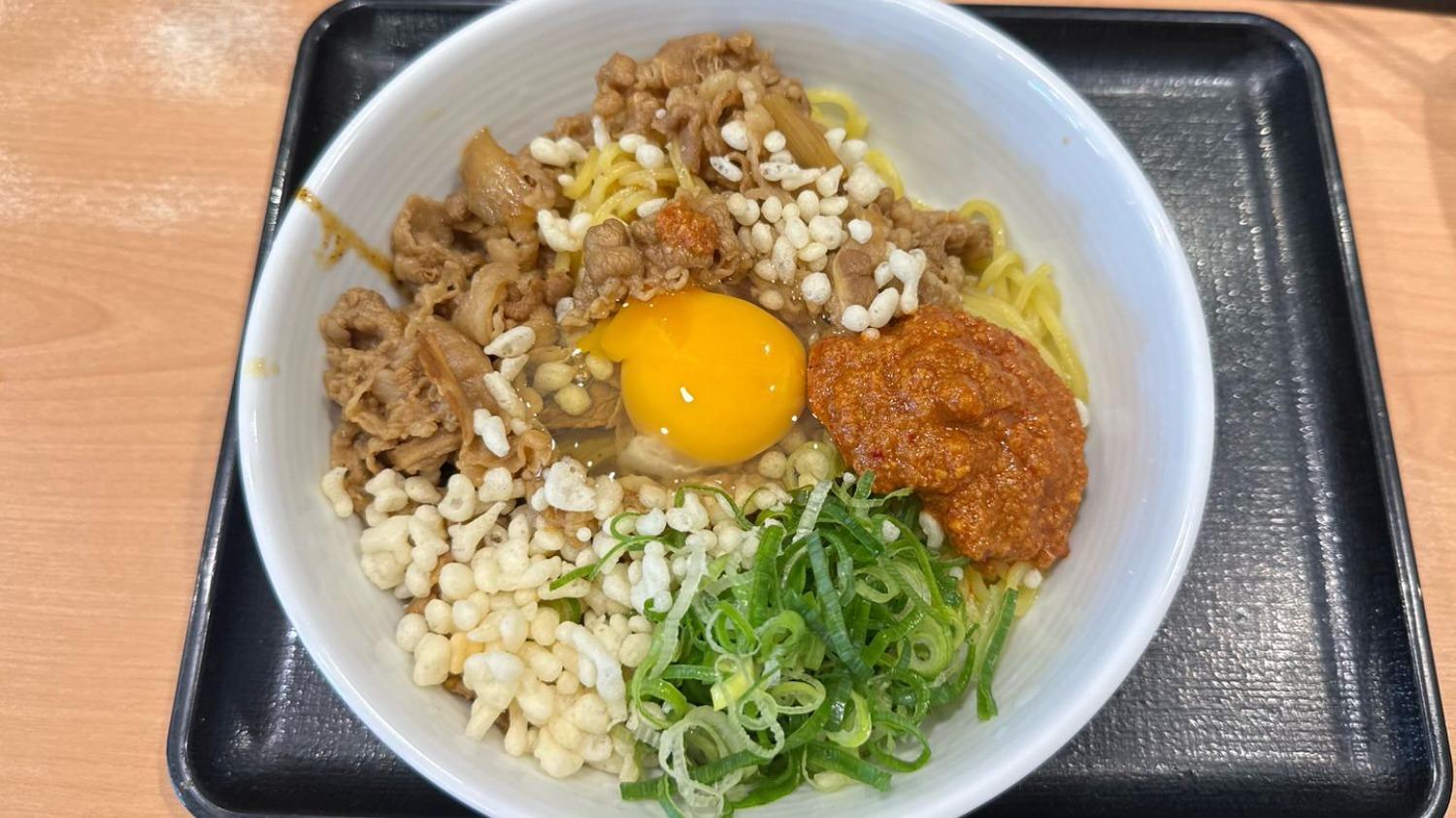 吉野家がラーメン出したので食べてみた結果 ,リュウジ 吉野家 まぜそば