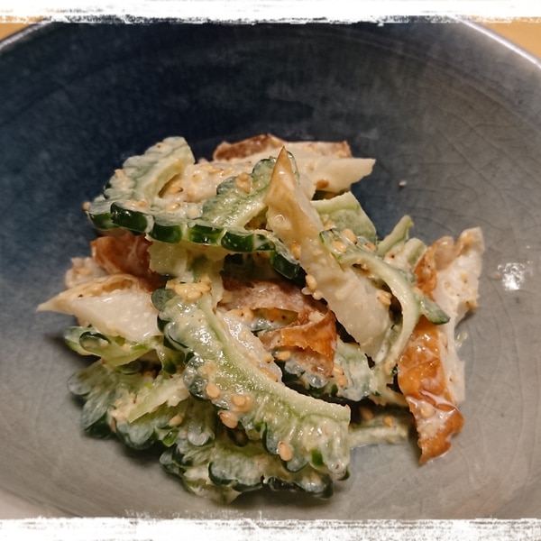 ゴーヤーとちくわのみそ炒め 晩酌のおつまみにも