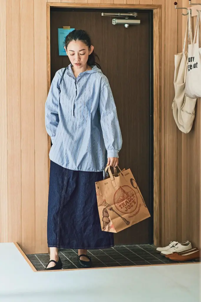 夏 チュールトップスコーデKAHOROPÉ PICNIC J'aDoRe JUN ONLINE