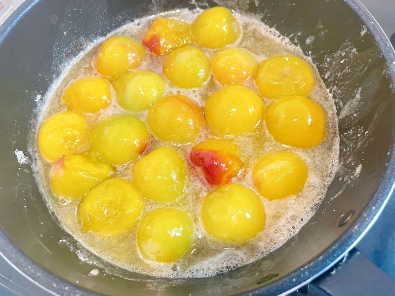 完熟冷凍梅で作る簡単黄金梅ジャム