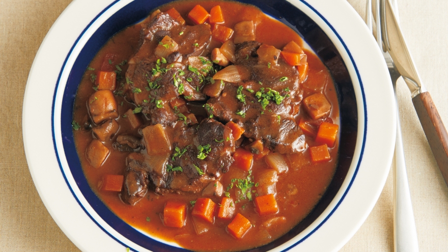 ビーフシチューのルーで簡単スープ