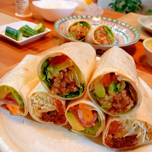 トルティーヤで3種のミニラップサンド♪フォトコン賞品が届いたよ！リビング埼玉Web