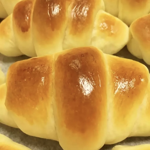 手ごねでふわふわミルクパン