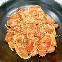 納豆とツナとトマトの冷静パスタレシピ