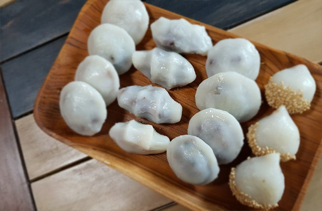 韓国のお餅ソンピョン