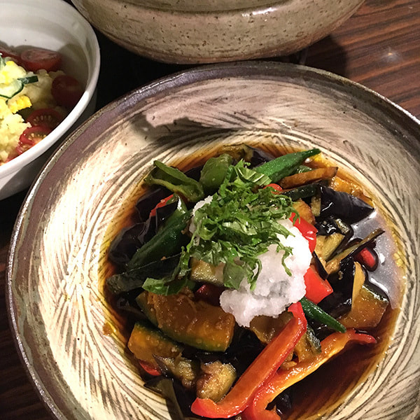 いろいろ野菜の素揚げ