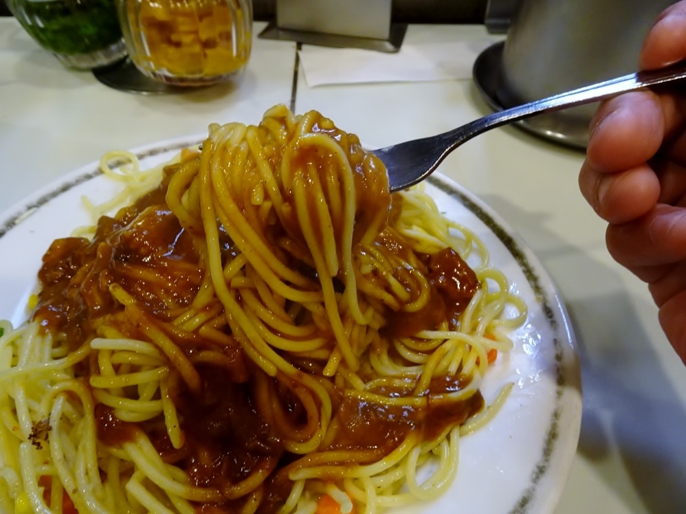 フライパン一つでカレースパゲティ♪