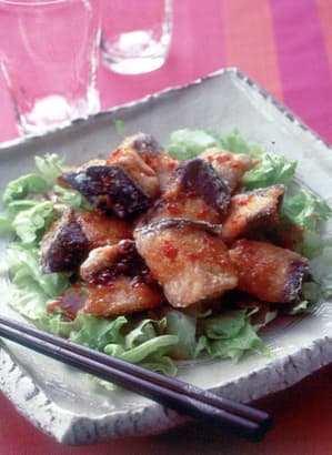 ピリ辛タコの唐揚げお料理レシピユワキヤ醤油・味噌大分