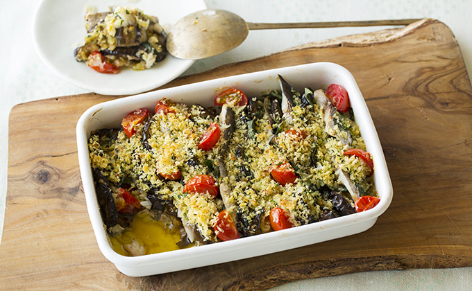 あじのチーズマヨパン粉焼き