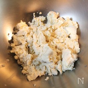 こうや豆腐の肉そぼろ風