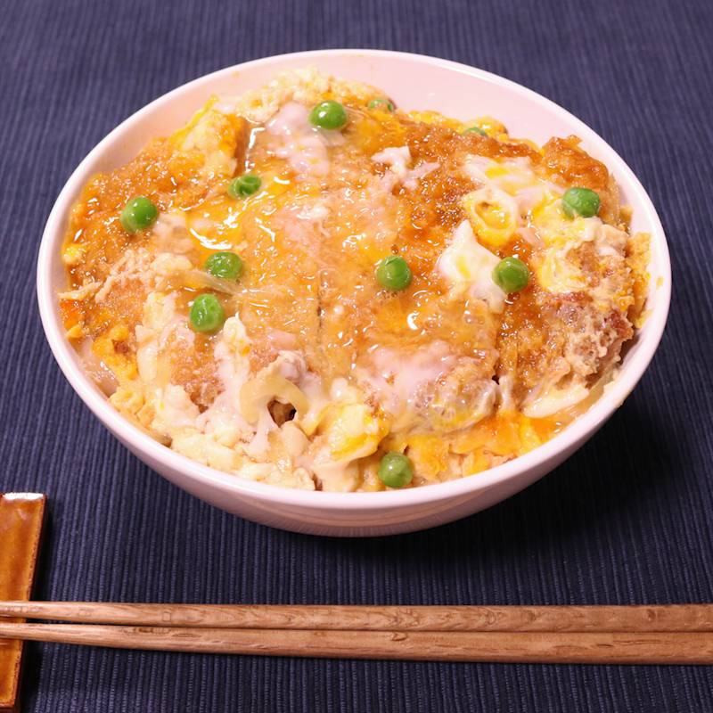 めんつゆで☆簡単カツ丼