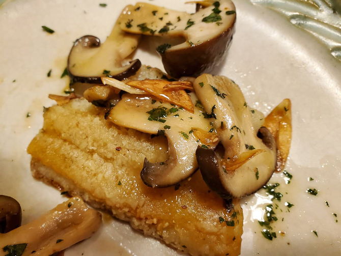 太刀魚のソテーサラダ