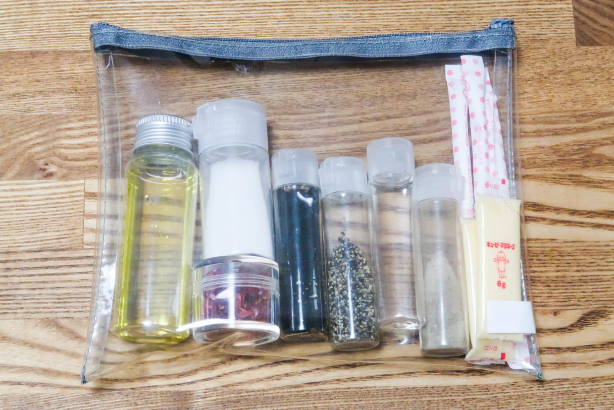 無印良品「ナイロン手付きポーチ」をキャンプ用調味料入れにしてみた＆GP - Part 3