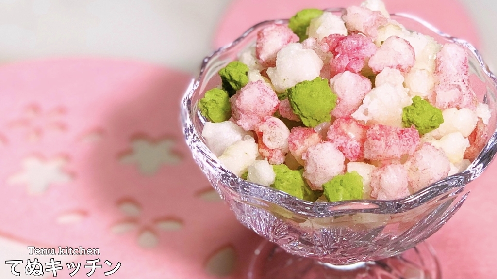 雛あられで作るおしゃれでかわいいパッリーネ♪