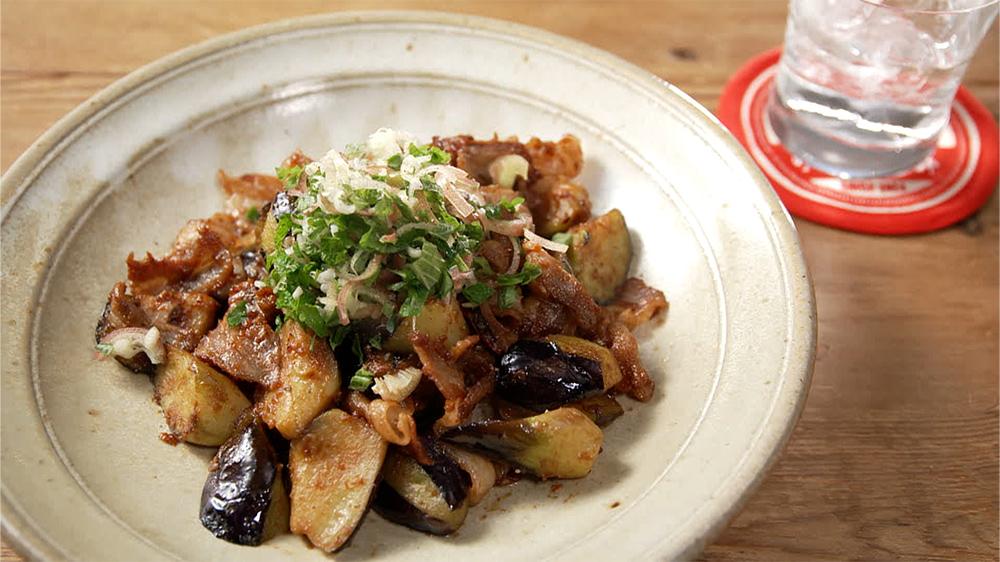 豚肉となすの甘辛炒め - レシピナビ