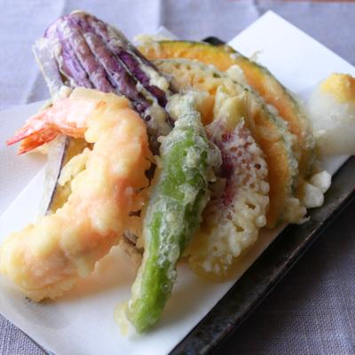卵なしでもサクサク！季節の野菜天ぷら