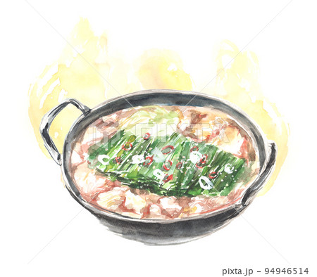 もつ鍋のイラスト の Stock ベクターAdobe Stock