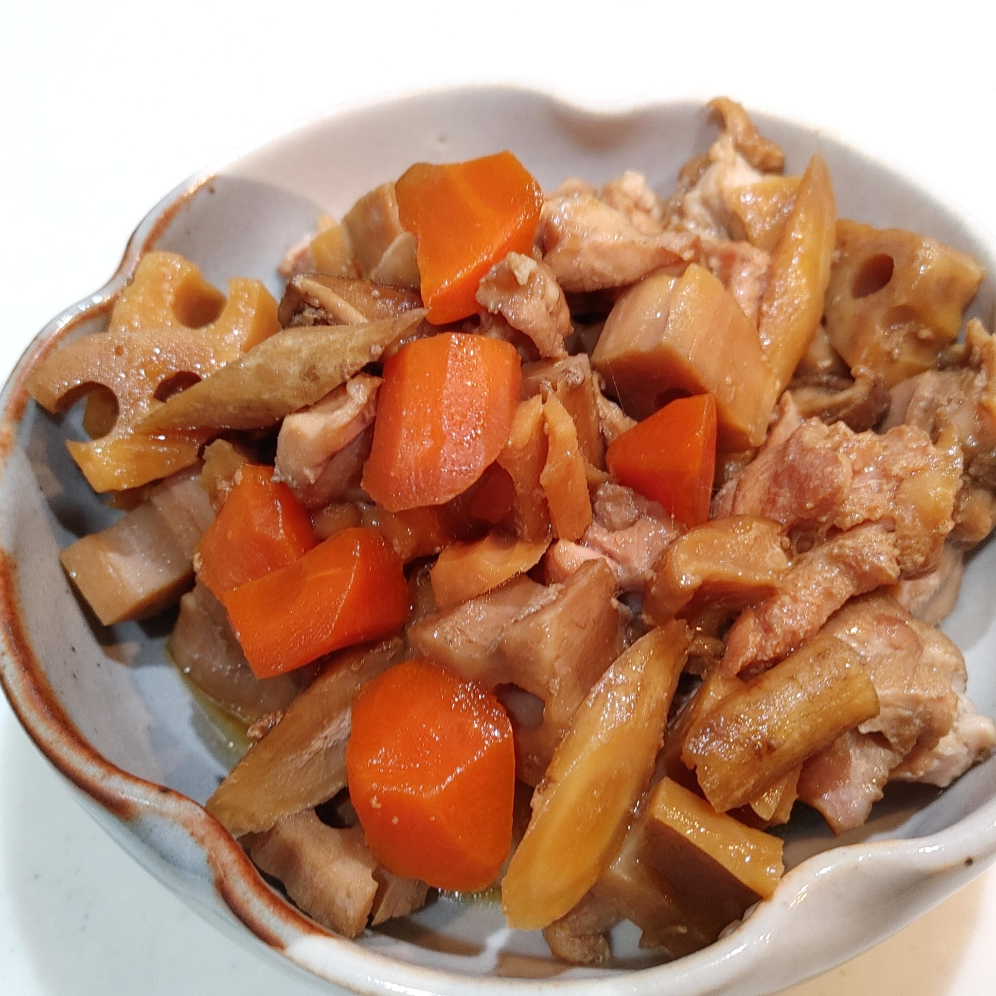 やさしい味わい鶏ごぼう煮