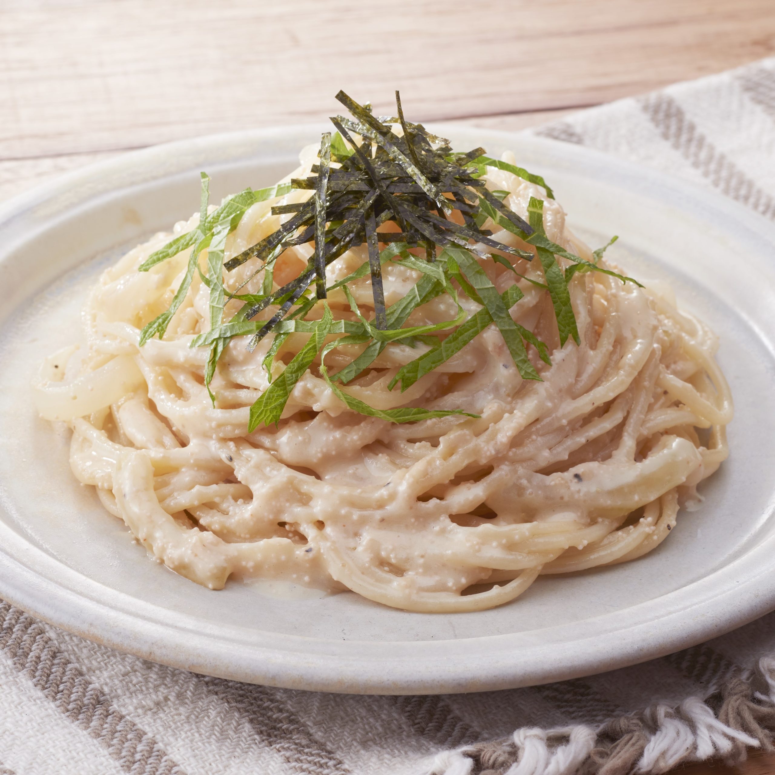 濃厚たらこクリームパスタ