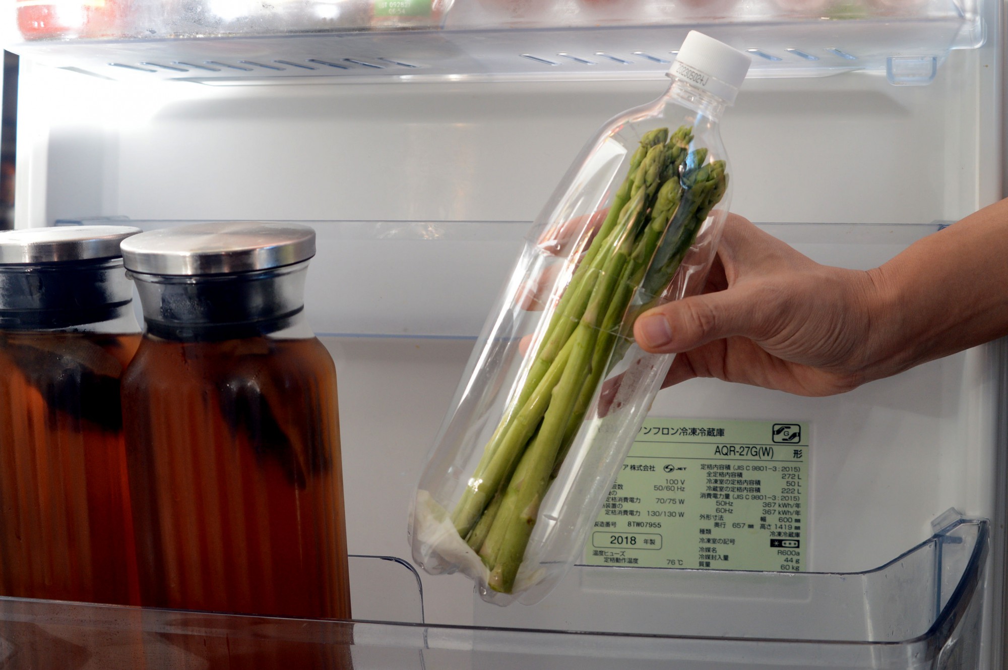 レンジで簡単！アスパラの冷凍保存