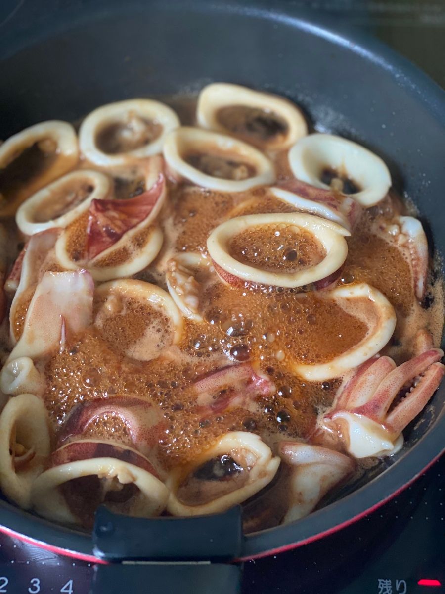 炊飯器で簡単♡いかめし風炊き込みご飯