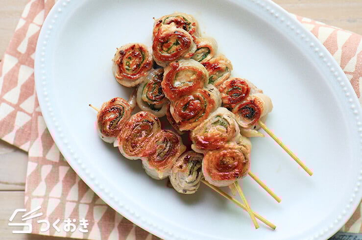 バターポン酢でさっぱり♪ 豚バラ肉の大葉ロール