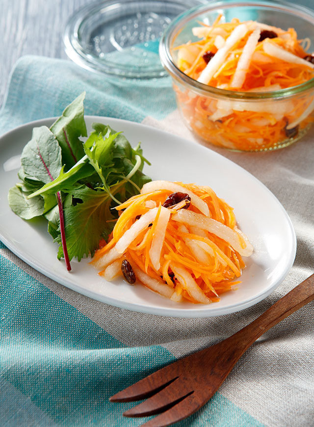 キャロットラペのマスタード風味