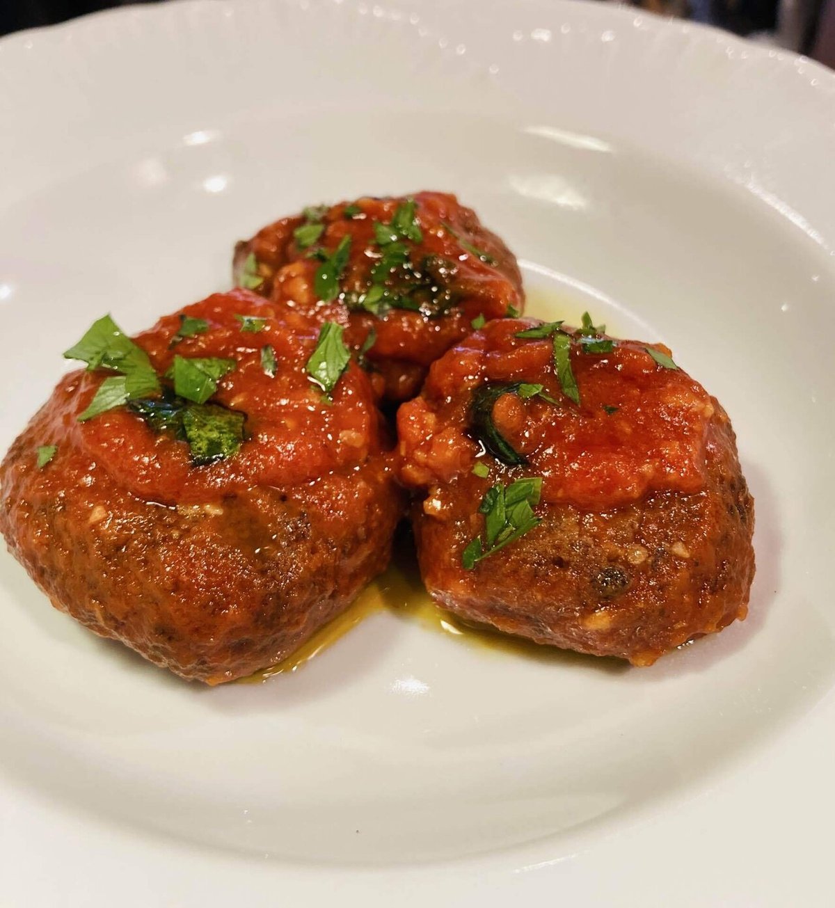 ポルペッティのトマトソース煮