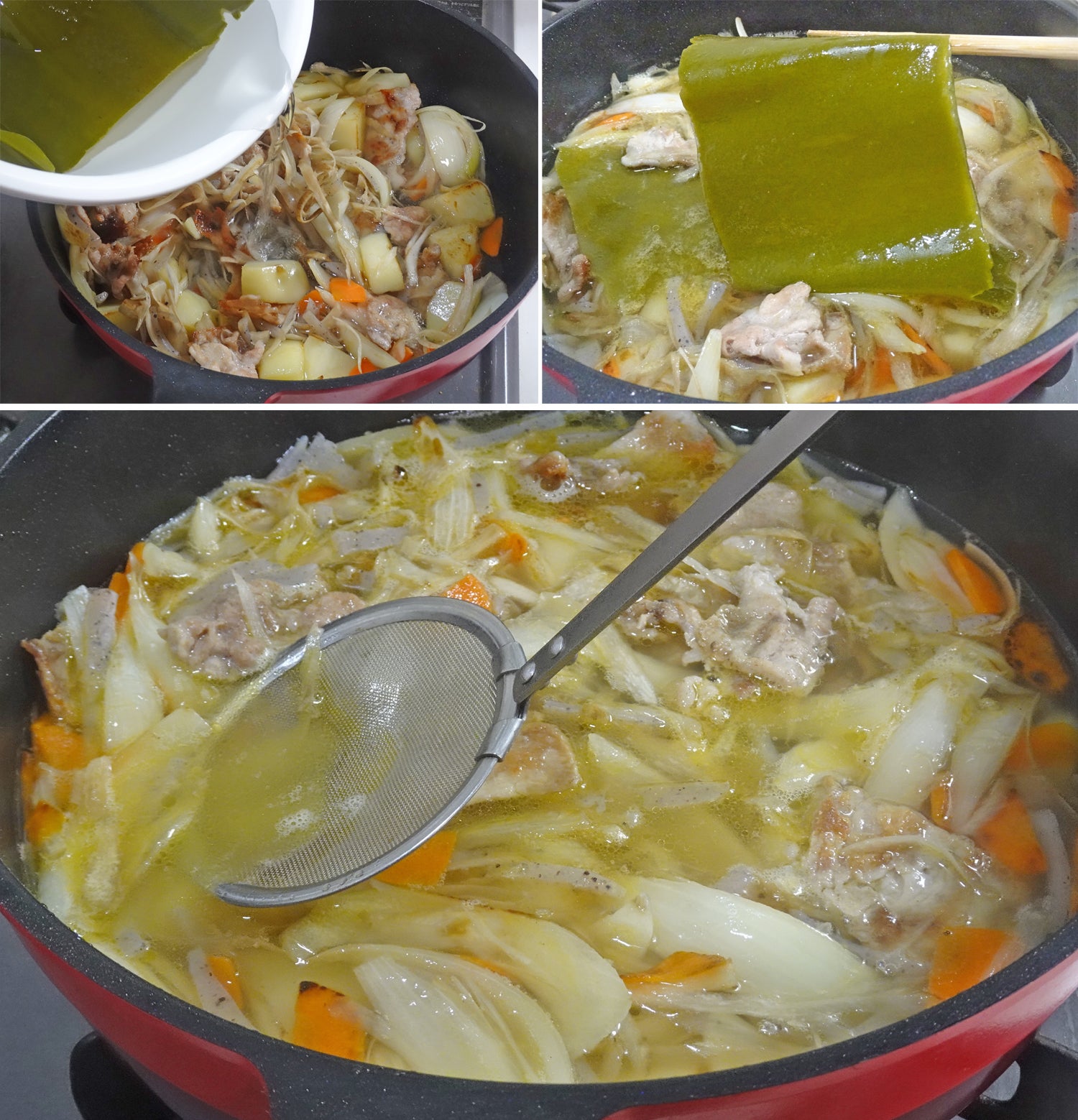 12分で簡単！ホクホク香ばしい じゃがいもと玉ねぎの豚汁の作り方☆Pure Life☆ ～おいしく、楽しく、健康に。～