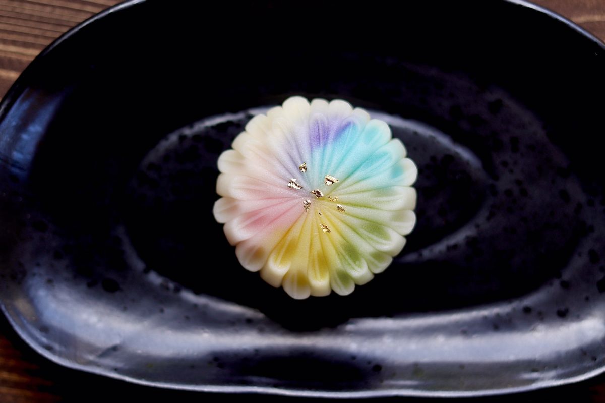 季節の練り切り「夏帯」の和菓子練り切り和菓子教室 アンネルネ マチエルを東京東小金井で主宰