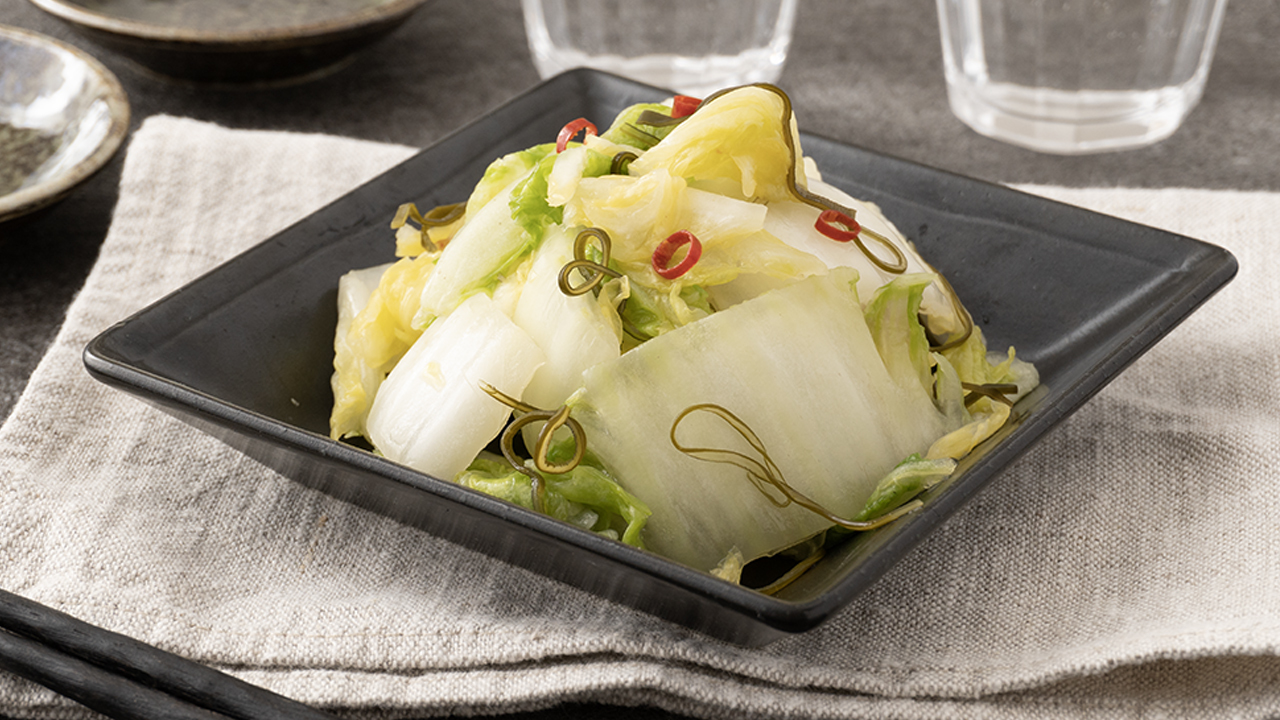 白だしで♪簡単白菜の漬物