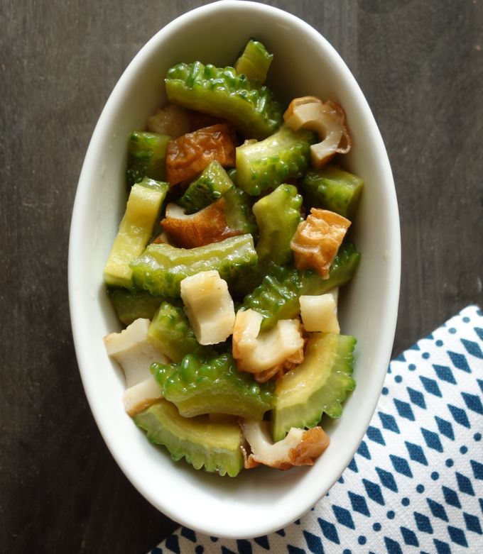 活ちくわのゴーヤ天