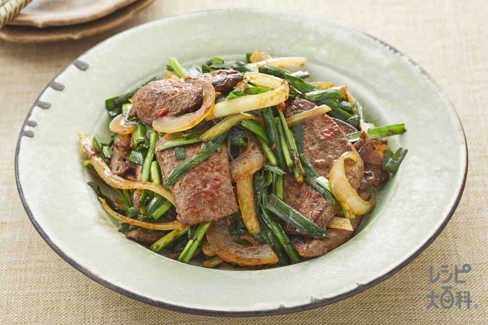 豚レバーのレバニラ炒め