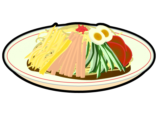 冷やし中華はじめましたイラスト - No: 22803031無料イラスト・フリー素材なら「イラストAC」