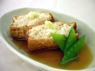 鶏ひき肉と厚揚げの塩マーボ