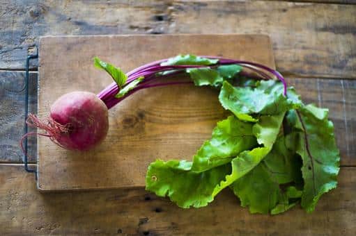 生ビーツの下ごしらえ