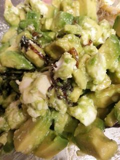 アボカドの塩こんぶ和え 5分で完成！切って和えるだけ