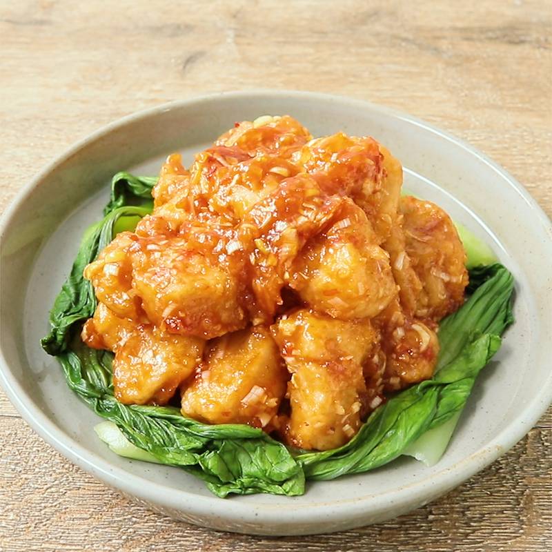 マヨネーズとスイートチリソースで簡単！「ささみのエビマヨ風」 : noleの「もぐもぐ日記」