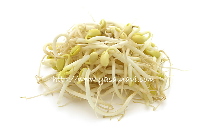 豆もやしとわかめのスープ