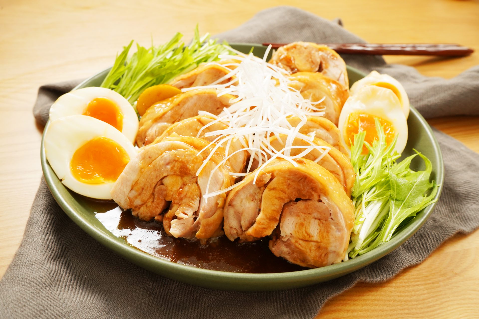 圧力鍋で大根と鶏むね肉の煮物