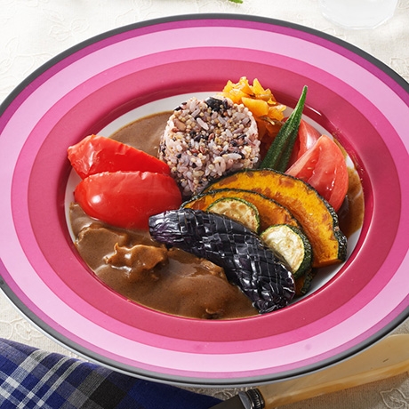 カレーな街の片隅で スパイスカレーの盛り付け