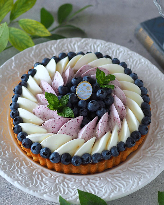 ブルーベリー レアチーズケーキの写真素材65637128- PIXTA