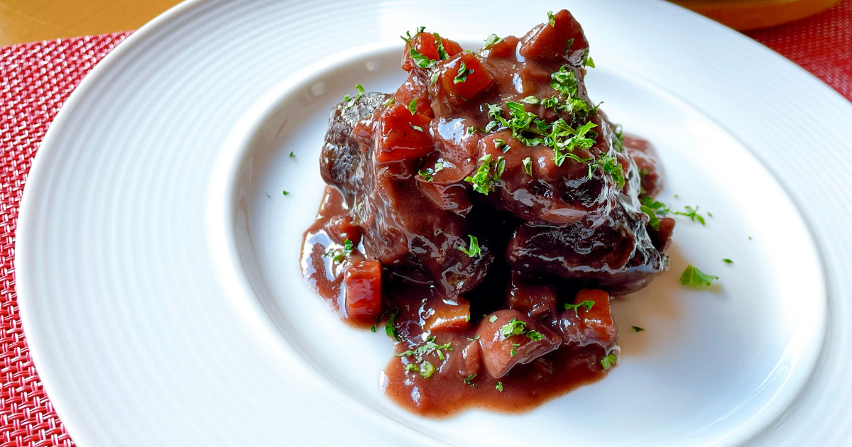 和牛頬肉の赤ワイン煮お取り寄せフレンチ『GOCHISO DÉGUSTATION』 ゴチソウ デギスタシオン