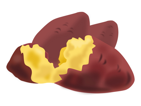 Amazonのぼり 石焼き芋 さつまいも イラスト黃のぼり ISH-1118 受注生産3枚セットのぼり旗文房具・オフィス用品