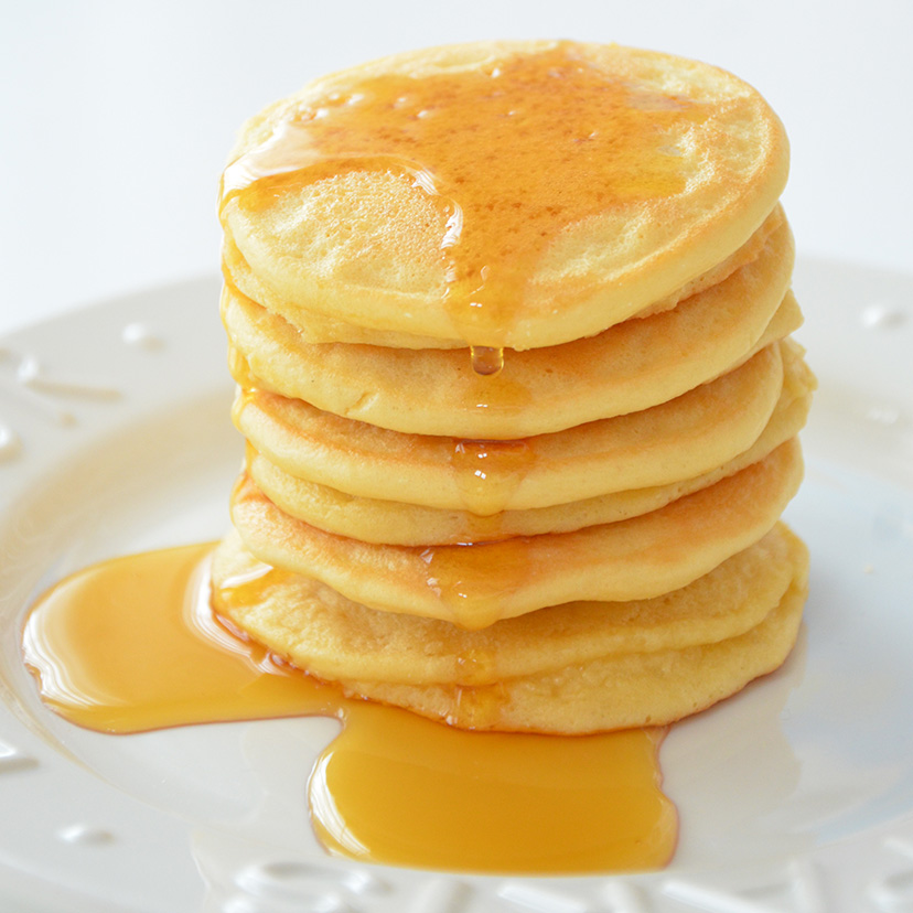 米粉でグルテンフリー♪豆乳もちもちパンケーキ