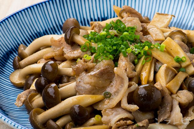 豚肉ときのこのオイスター炒め