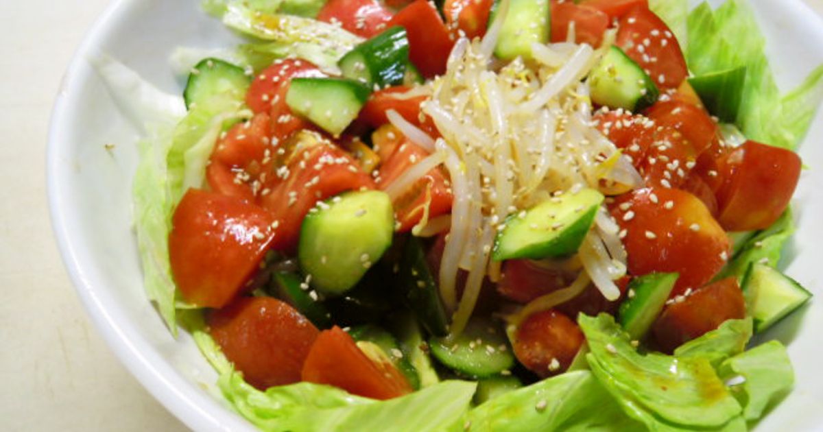 タレから作るチョレギサラダ