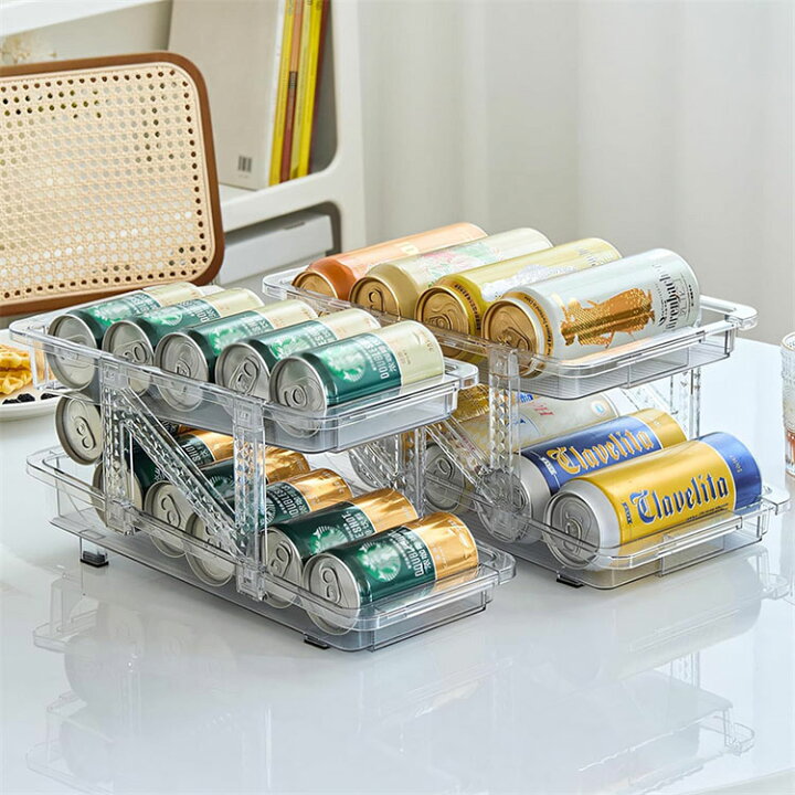 350・500ml冷蔵庫で使う！コロコロ転がる缶ストッカーのおすすめランキングわたしと、暮らし