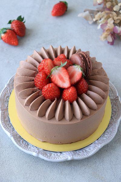 マスカルポーネクリームとバニラアイスのサンドケーキ