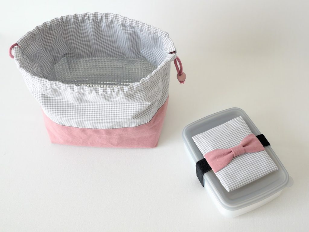 無料型紙 ファスナー付きお弁当バッグの作り方 - ハナタロウの手仕事日和